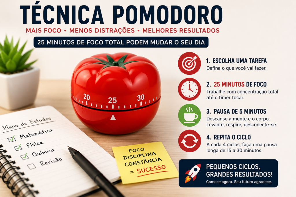 técnica pomodoro como usar
