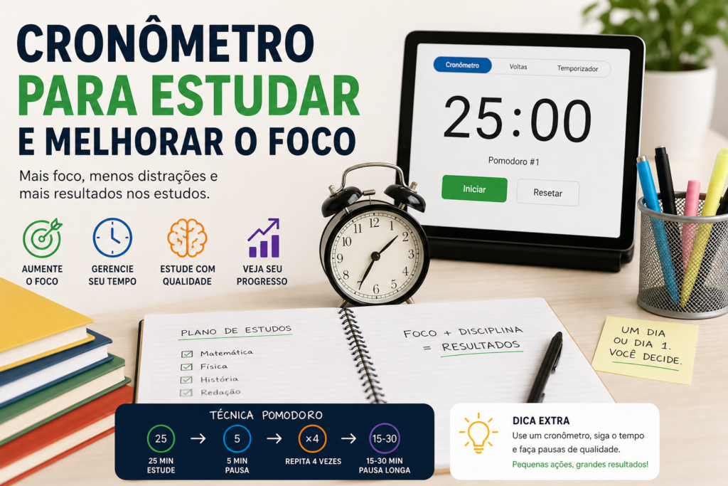 cronômetro para estudar